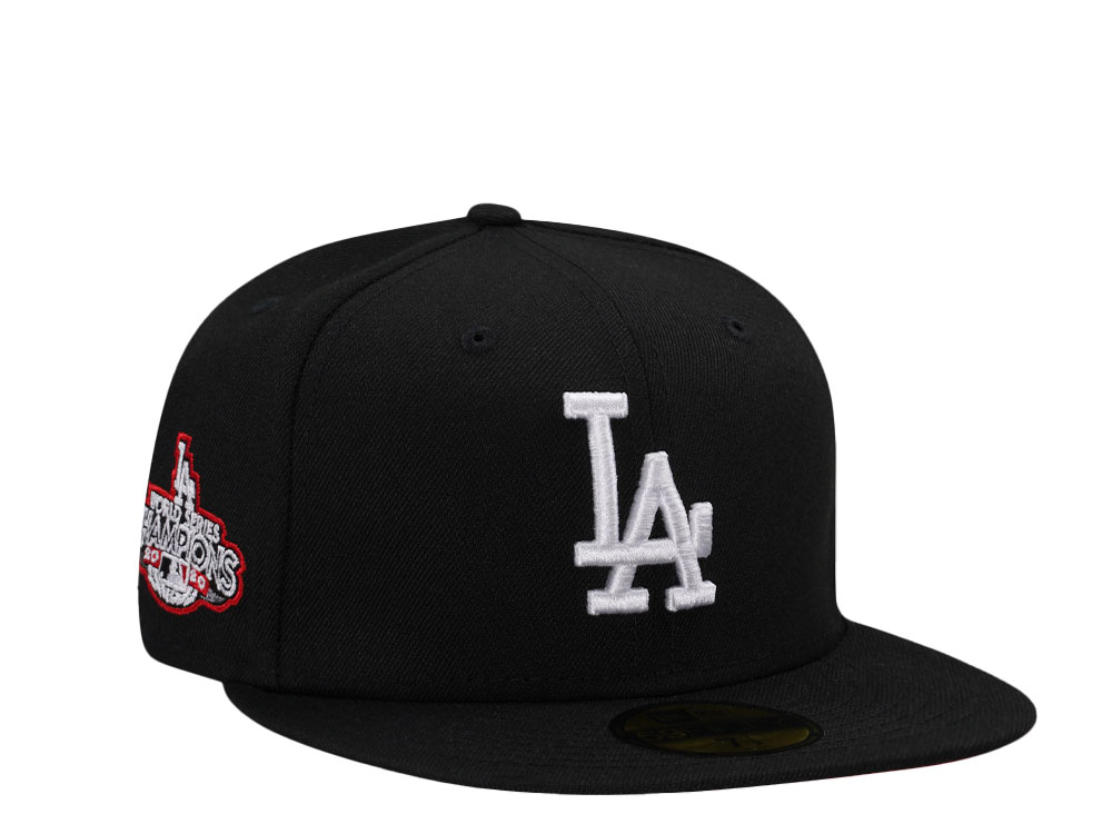 New Era Los Angeles Dodgers World Series 2020 Black and Red Edition 59Fifty Fitted Cap