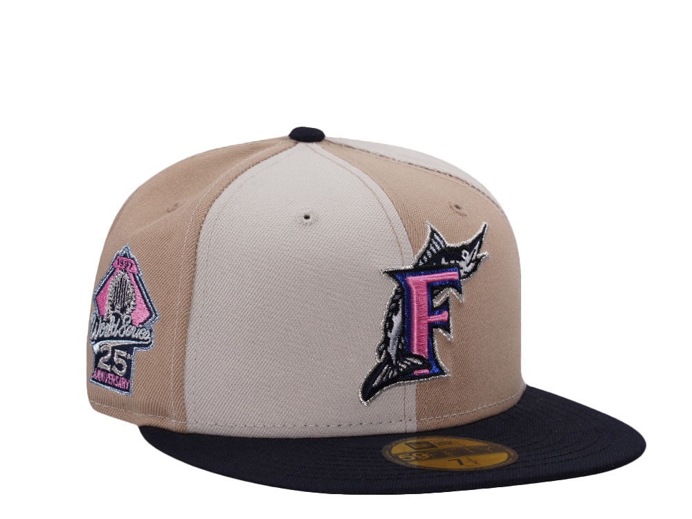 New Era Florida Marlins 25th Anniversary White Pinwheel Edition 59Fifty Fitted Cap