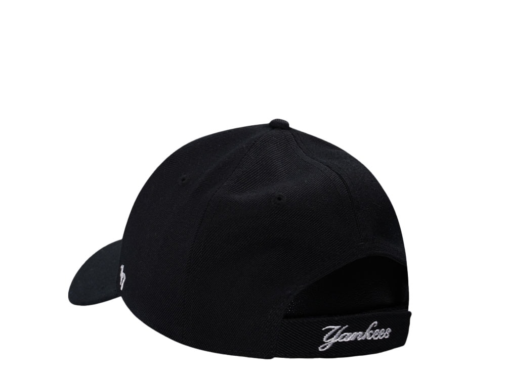 47Brand New York Yankees Black MVP Kids Strapback Cap