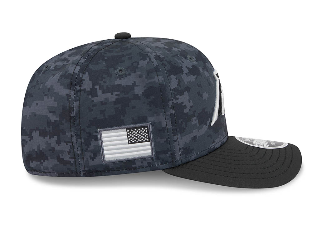 New Era Carolina Panthers NFL Salute to Service 2026 Digi Camo Black 9Seventy Stretch Snapback Cap