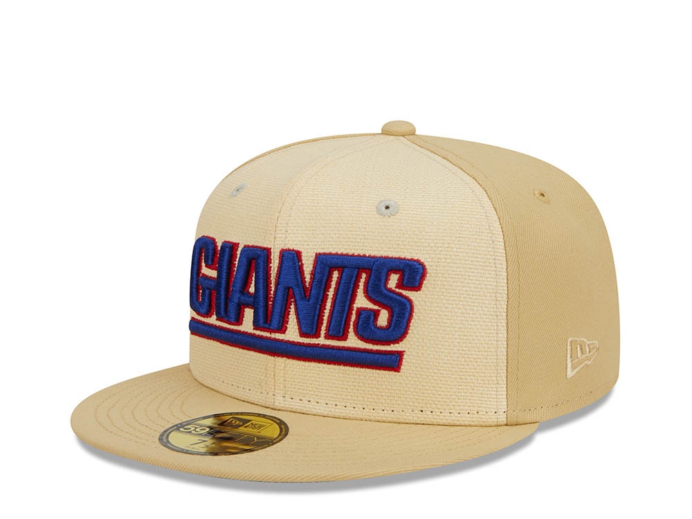 New Era New York Giants Pro Bowl 1986 Raffia Front Vegas Gold Edition 59Fifty Fitted Cap
