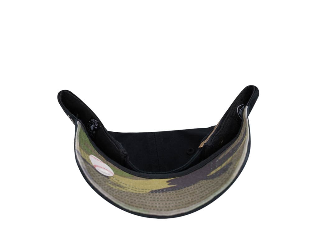 47Brand New York Yankees Black Ballpark Camo Clean Up Strapback Cap