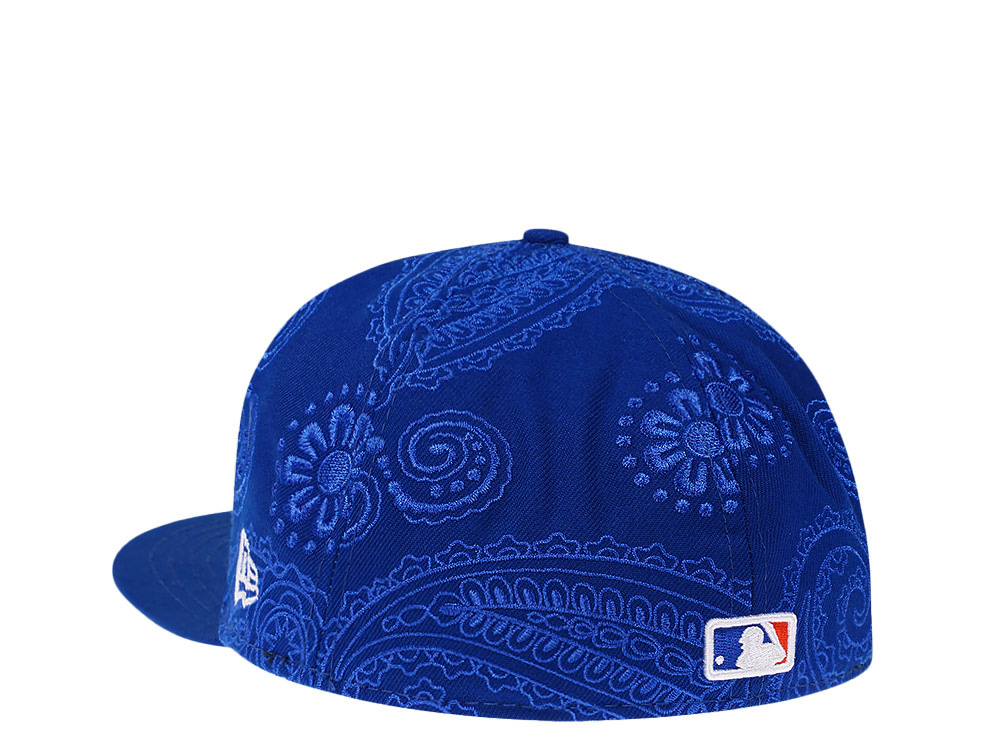 New Era New York Mets Blue MLB Swirl 59Fifty Fitted Cap