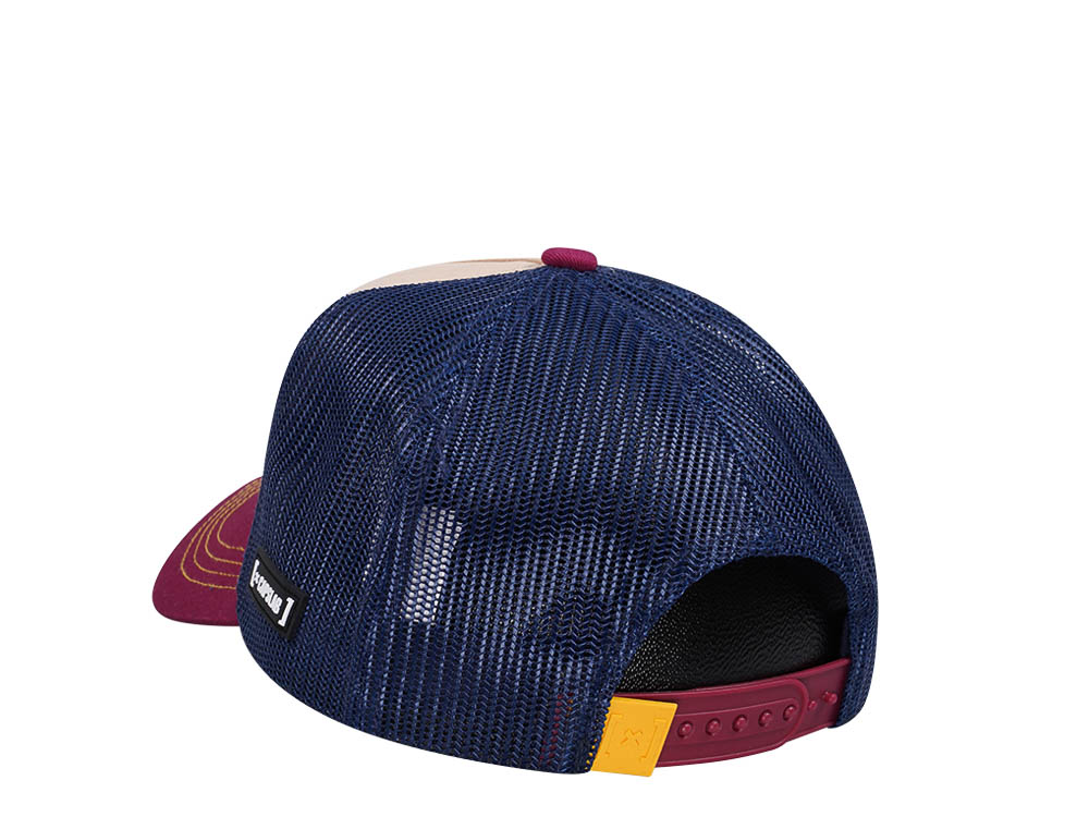 Capslab Cocktails B52 Navy Beige Burgundy Trucker Snapback Cap