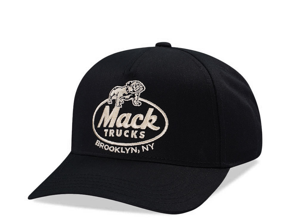 American Needle Mack Truck Canvas Cappy Black Snapback Cap