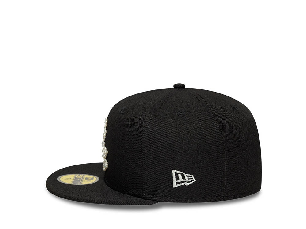 New Era Chicago White Sox Faux Pearl Black Prime Edition 59Fifty Fitted Cap