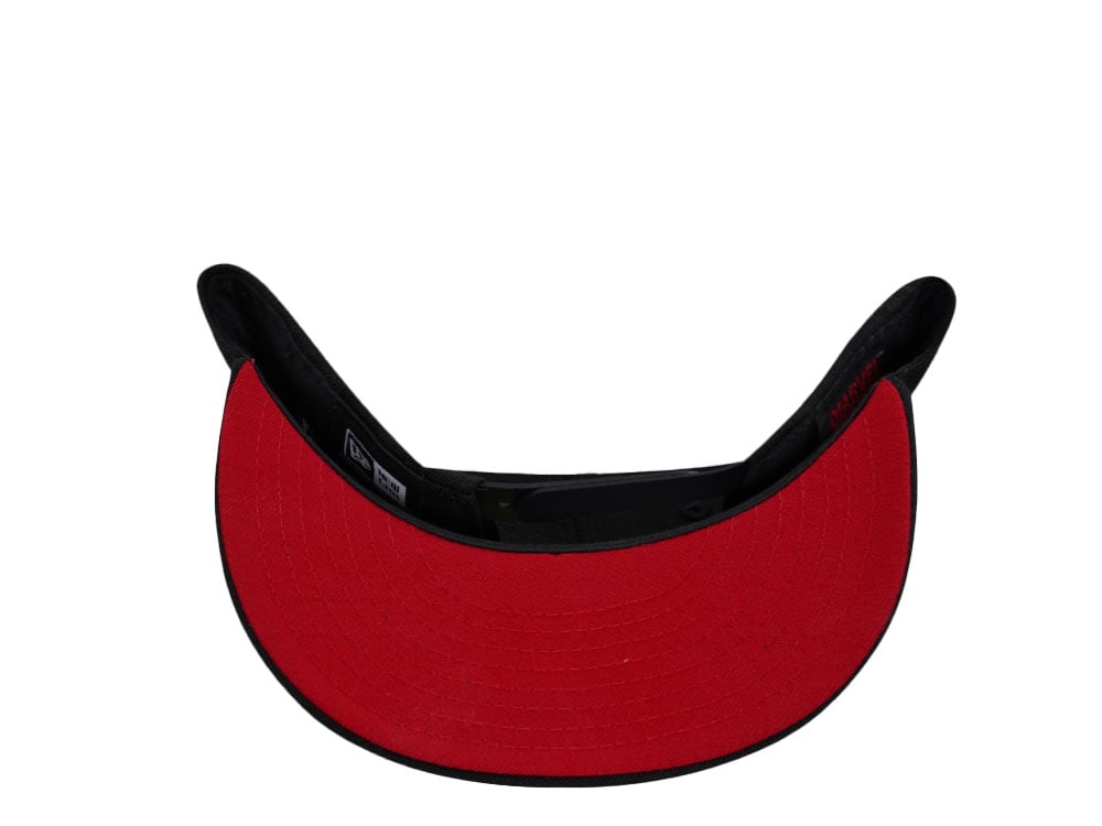 New Era Hydra Black and Red Edition 9Fifty Snapback Cap
