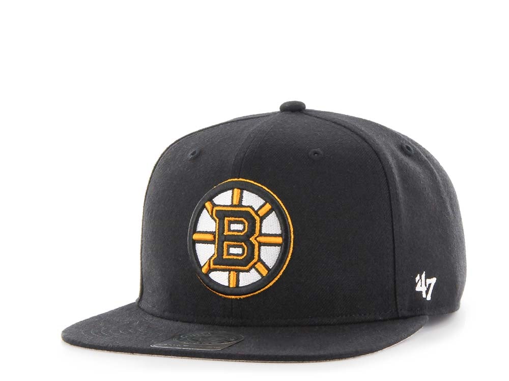 47Brand Boston Bruins Sure Shot Captain Snapback Cap