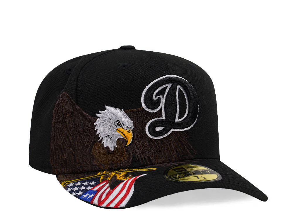 New Era Los Angeles Dodgers American Eagle Black Edition 59Fifty Fitted Cap