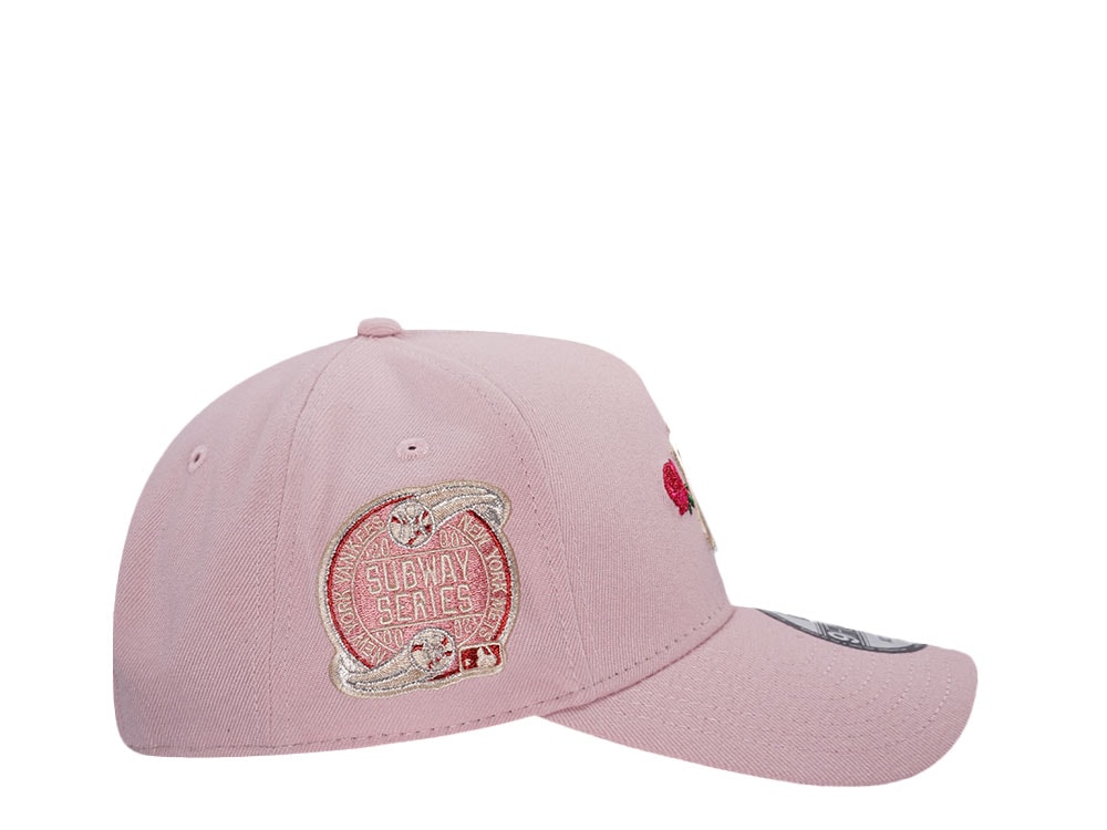 New Era New York Yankees Subway Series 2000 Pink Rouge Edition 9Forty A Frame Snapback Cap