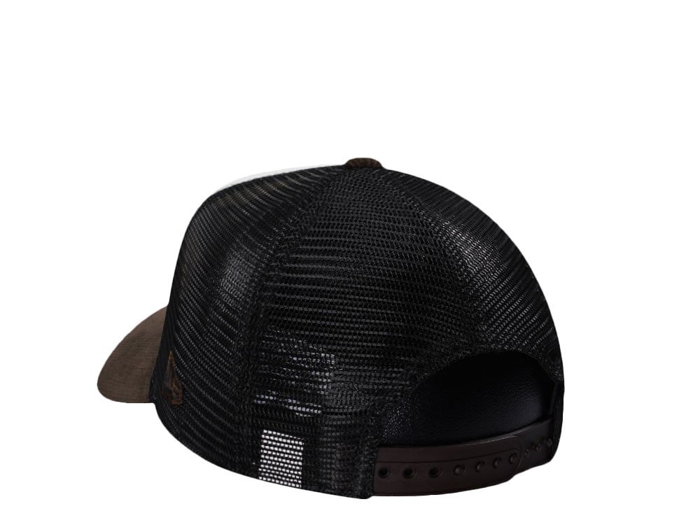 New Era Edmonton Oilers Creme Two Tone Edition 9Forty A Frame Trucker Snapback Cap