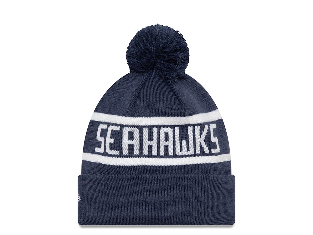 New Era Seattle Seahawks On The Cuff Navy Mütze