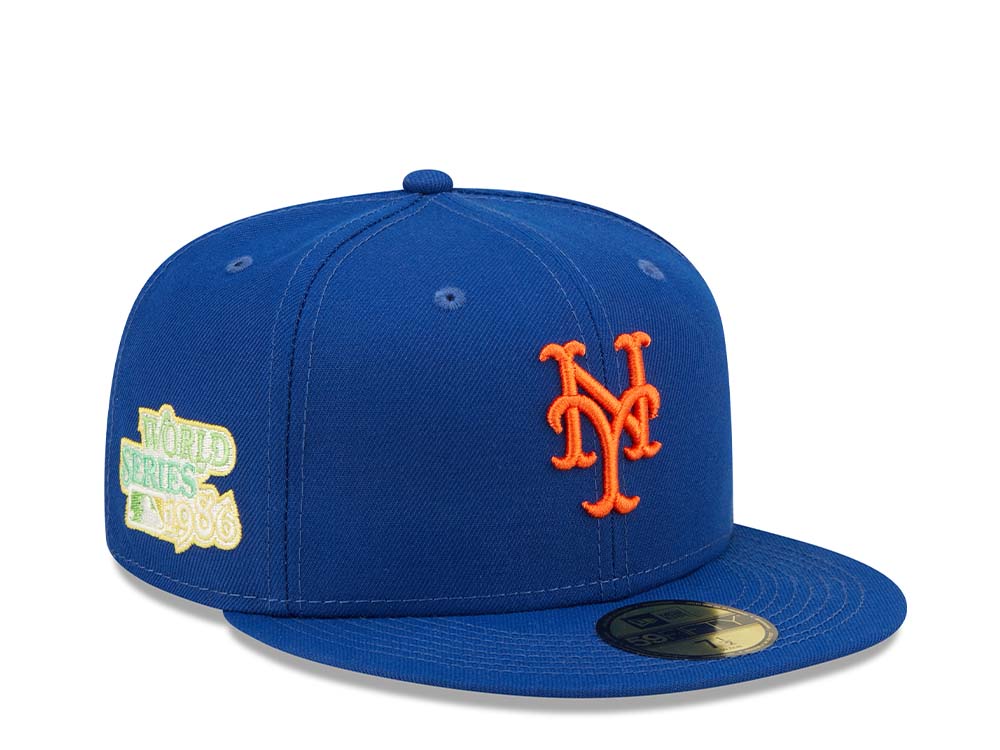 New Era New York Mets Citruspop Patch World Series 1988 59fifty Fitted Cap