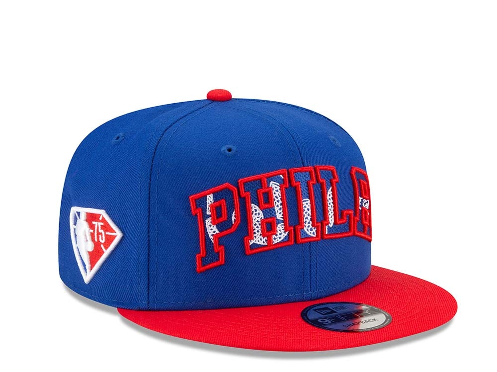 New Era Philadelphia 76ers NBA Draft 21 9Fifty Snapback Cap