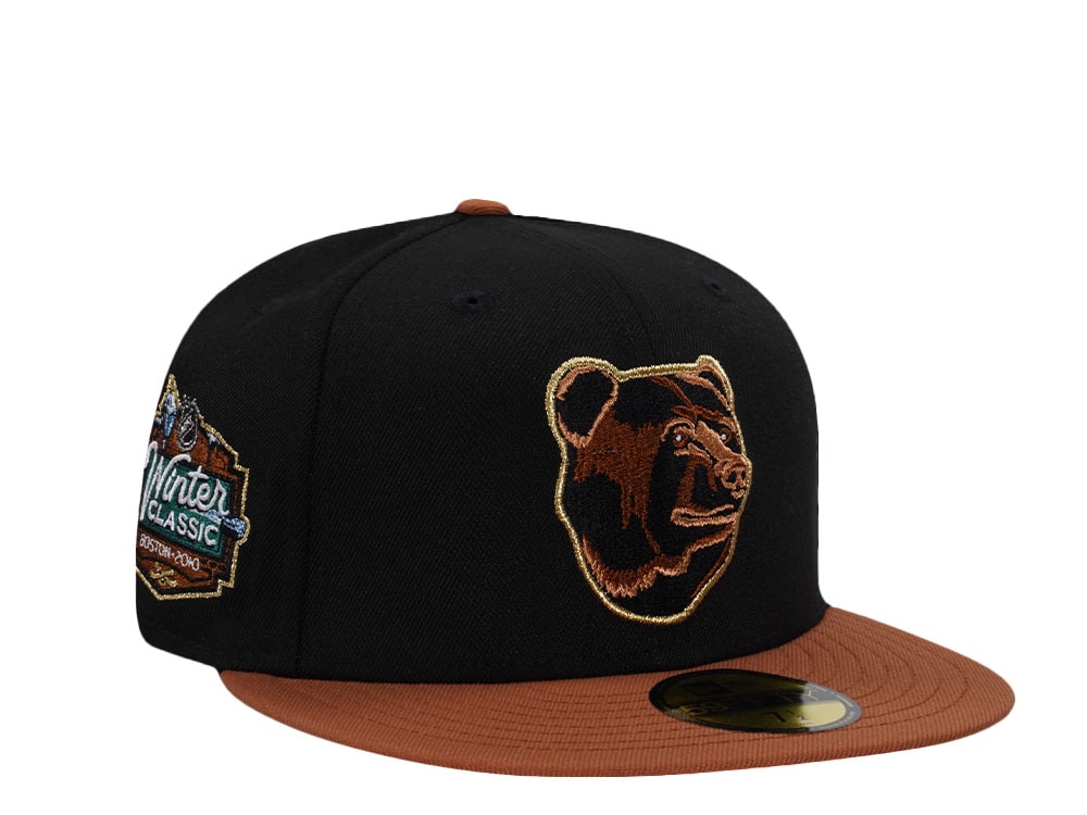 New Era Boston Bruins Winter Classic 2010 Black Two Tone Edition 59Fifty Fitted Cap