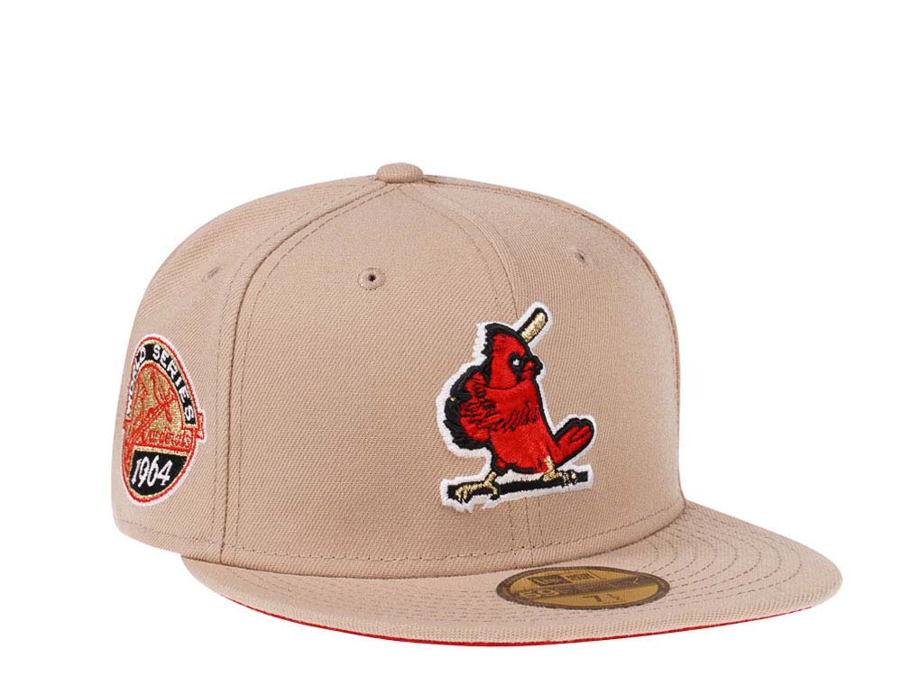 New Era St. Louis Cardinals World Series 1964 Sand Red Edition 59Fifty Fitted Cap