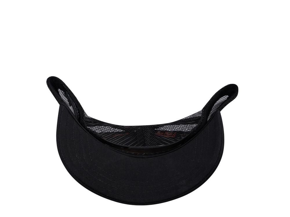 Von Dutch Oval Patch All Black Kids Edition Trucker Snapback Cap