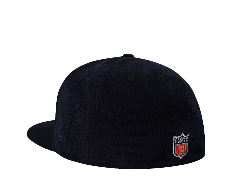 New Era Chicago Bears Corduroy Throwback Edition 59Fifty A Frame Fitted Cap