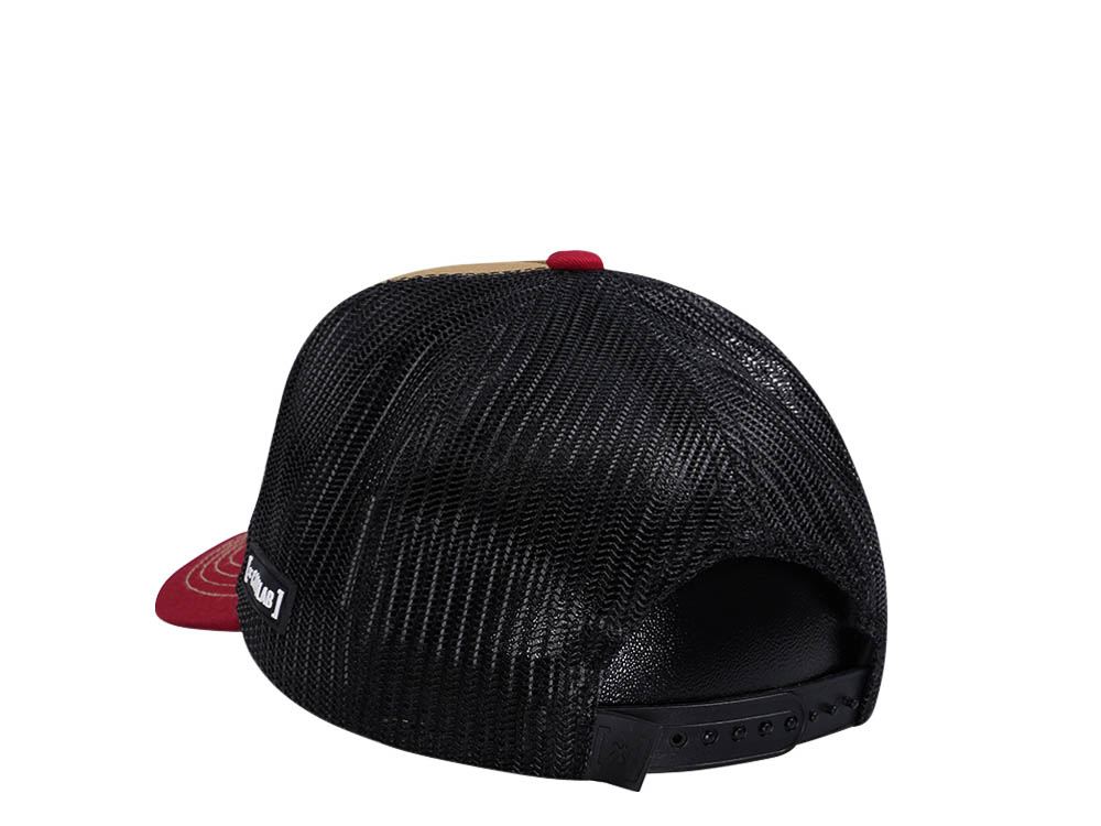 Capslab Looney Tunes Wile E Coyote Orange/Red/Black Trucker Snapback Cap