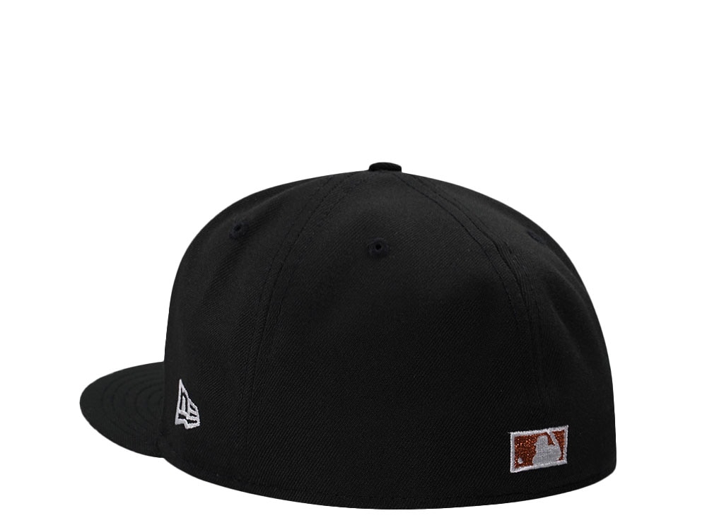 New Era Milwaukee Brewers County Stadium Black Throwback Edition 59Fifty Fitted Cap