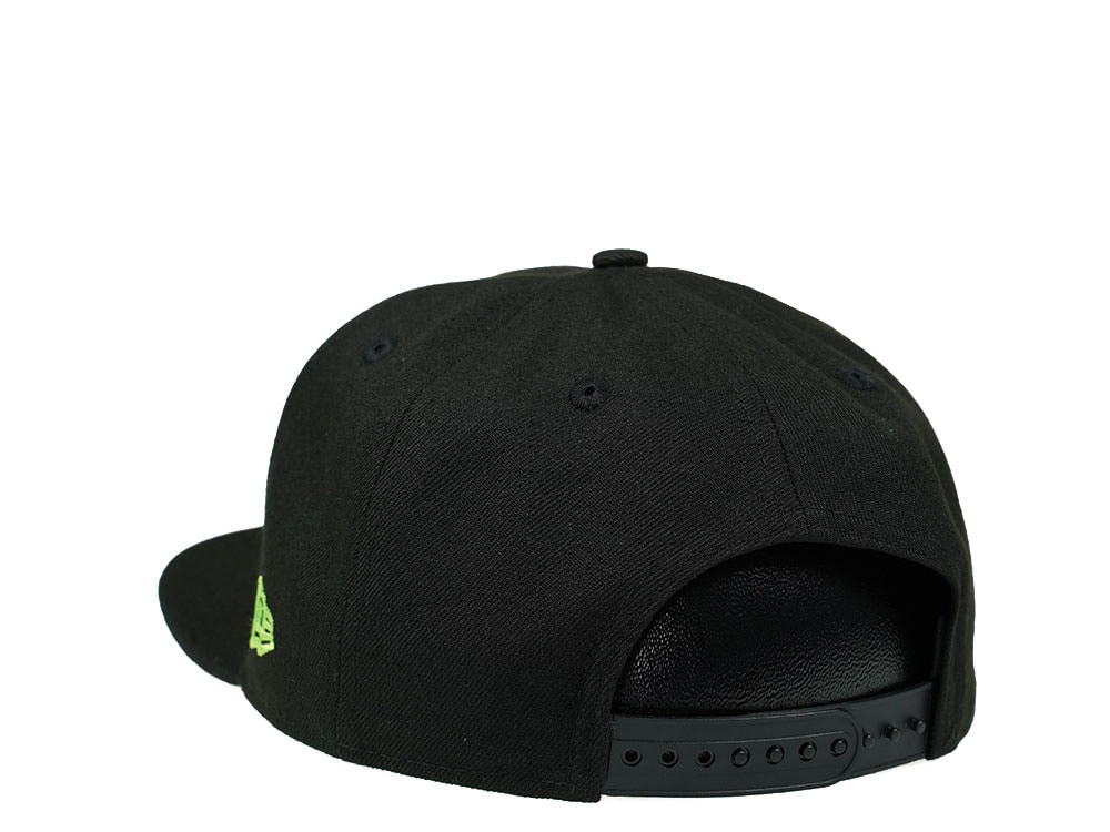 New Era Seattle Seahawks Green on Black Edition 9Fifty Snapback Cap