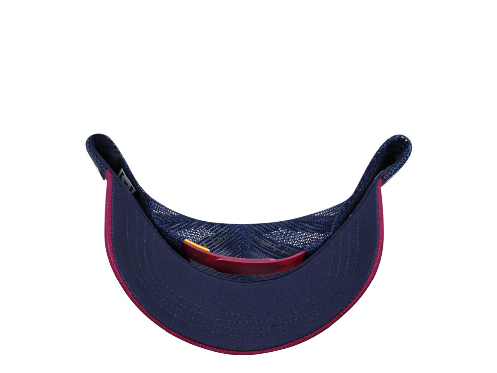 Capslab Cocktails B52 Navy Beige Burgundy Trucker Snapback Cap