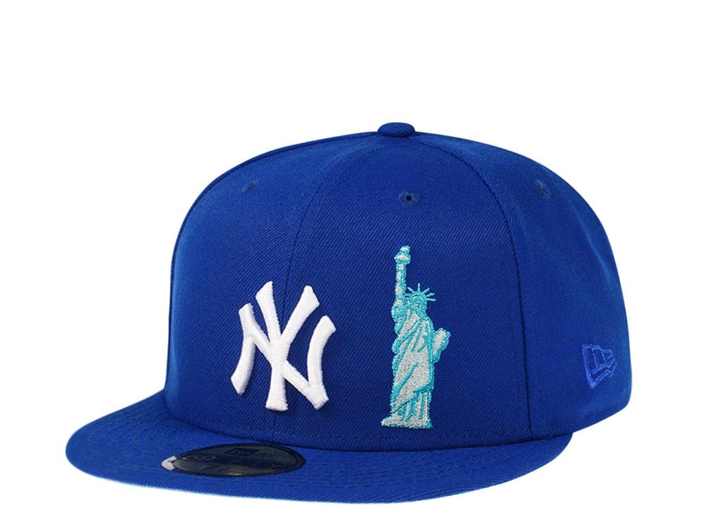 New Era New York Yankees Icons Glacier Blue Edition 59Fifty Fitted Cap