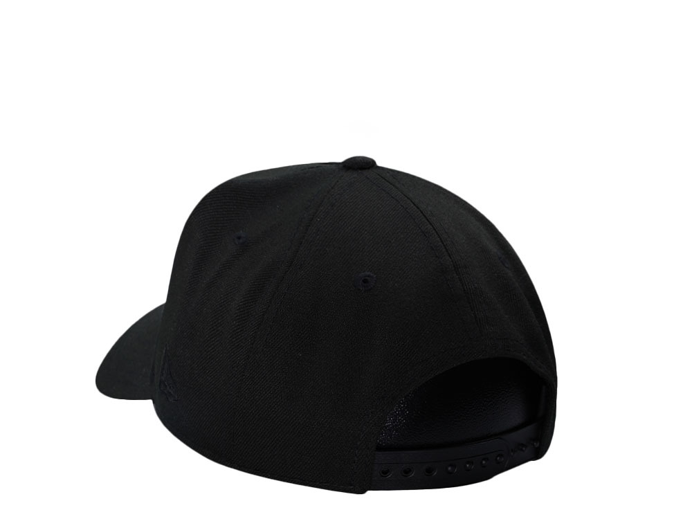 New Era New York Knicks Black Classic Edition 9Forty A Frame Snapback Cap