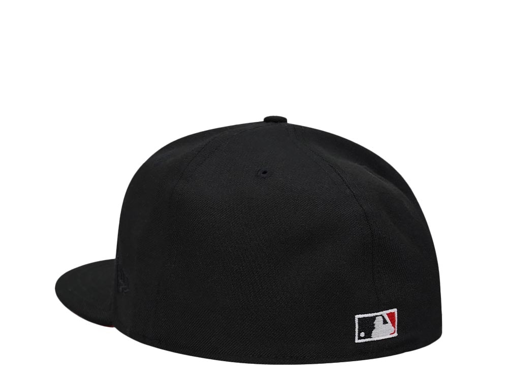 New Era Cincinnati Reds Black and Red Edition 59Fifty Fitted Cap