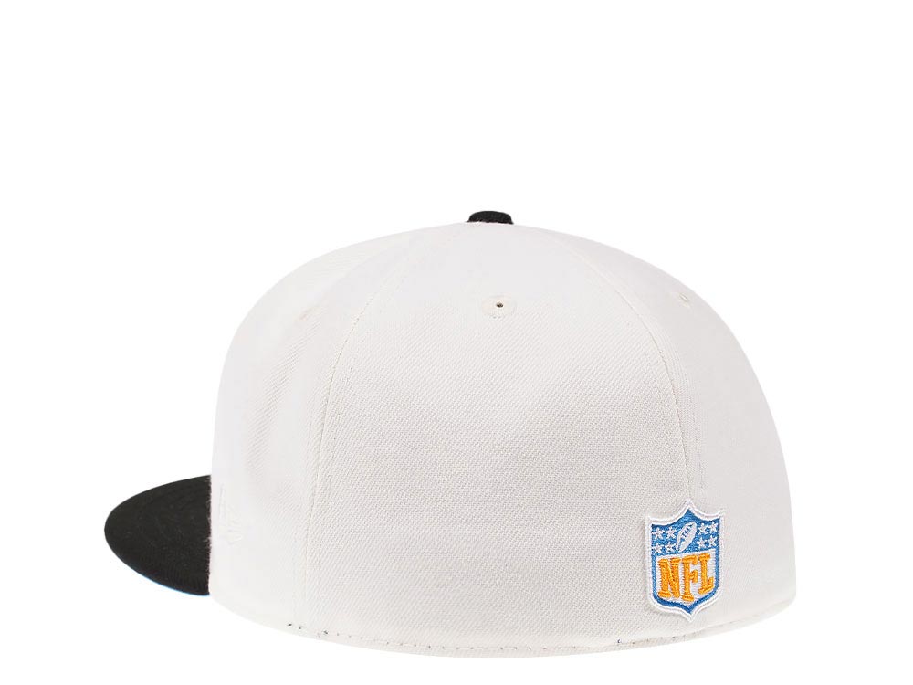 New Era Los Angeles Chargers 50th Anniversary Cream Dome Edition 59Fifty Fitted Cap