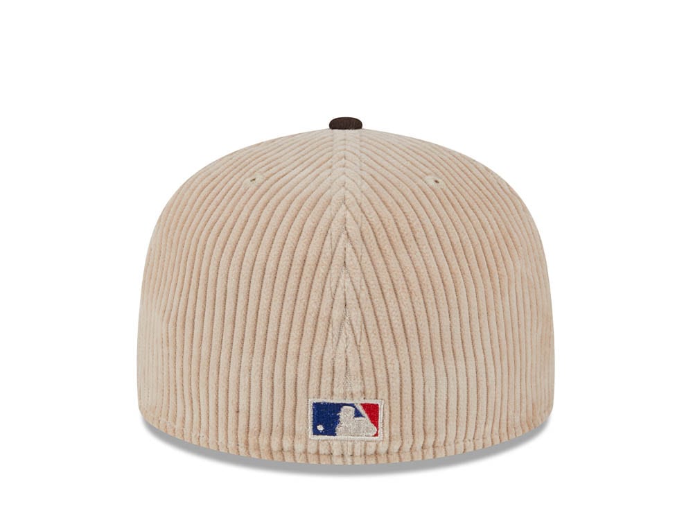 New Era San Diego Padres 25th Anniversary Fall Cord Khaki 59Fifty Fitted Cap