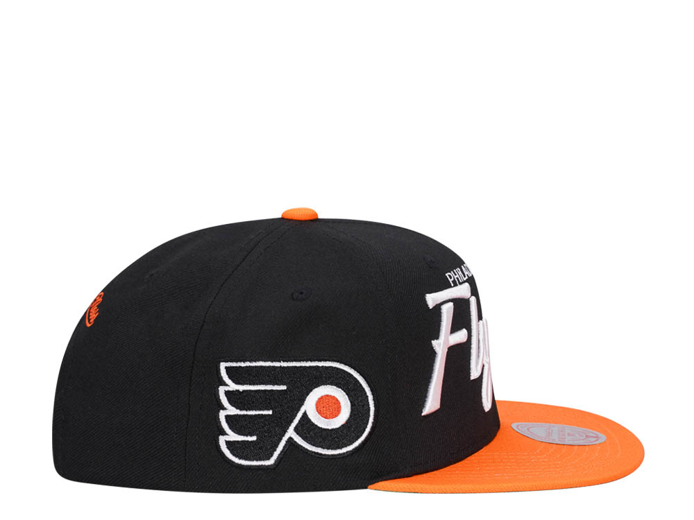 Mitchell & Ness Philadelphia Flyers Vintage Script Snapback Cap