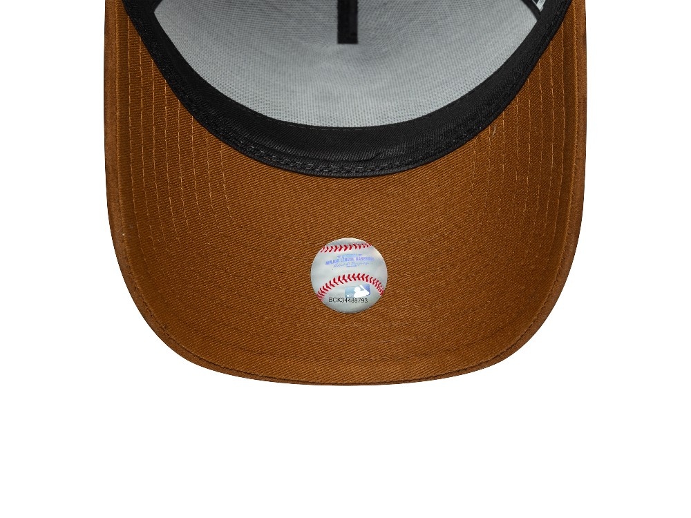 New Era Detroit Tigers Navy Suede Visor 9Forty A Frame Snapback Cap