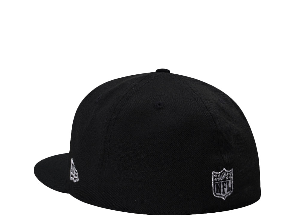 New Era Las Vegas Raiders Super Bowl Champions Black Wool Edition 59Fifty Fitted Cap