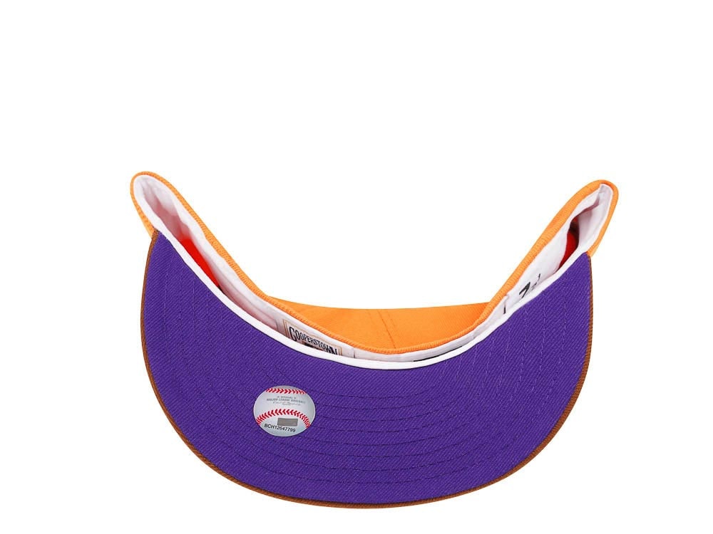 New Era Toronto Blue Jays 25th Anniversary Bourbon Tangerine Prime Edition 59Fifty Fitted Cap
