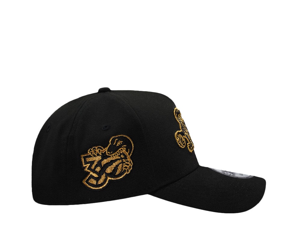 New Era Toronto Raptors 30th Anniversary Black Prime Edition 9Forty A Frame Snapback Cap