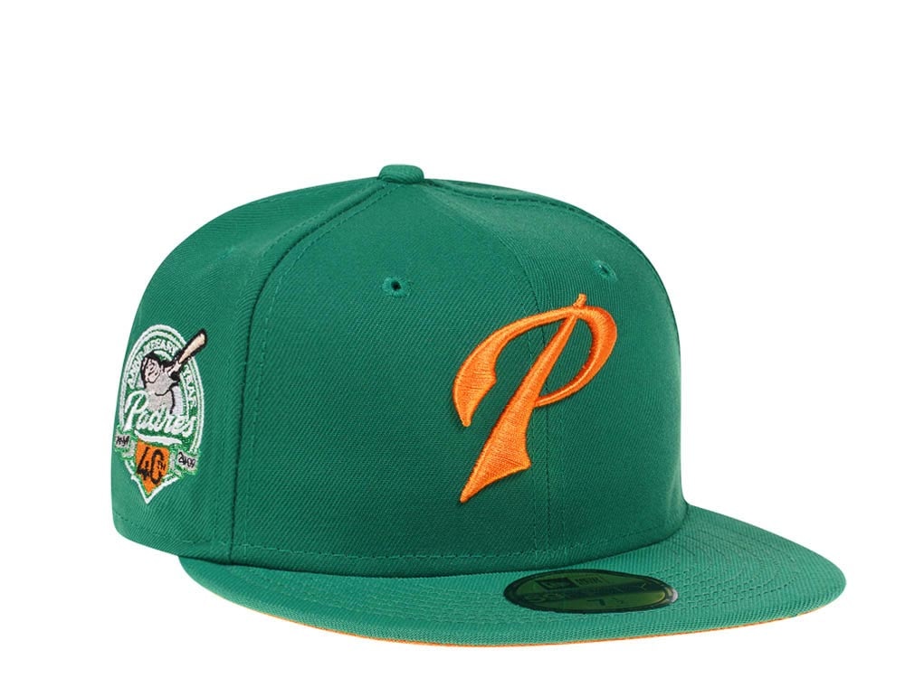 New Era San Diego Padres 40th Anniversary Sneaky Yellow Gold Two Tone Edition 59Fifty Fitted Cap