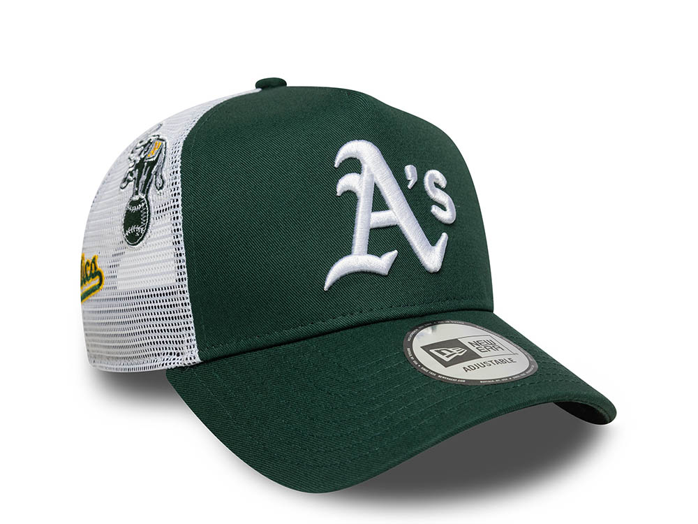 New Era Oakland Athletics Multi Patch 9Forty A Frame Trucker Snapback Cap