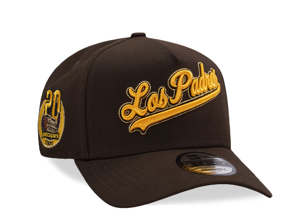 New Era San Diego Padres 20th Anniversary Wallnut Prime Edition 9Forty A Frame Snapback Cap
