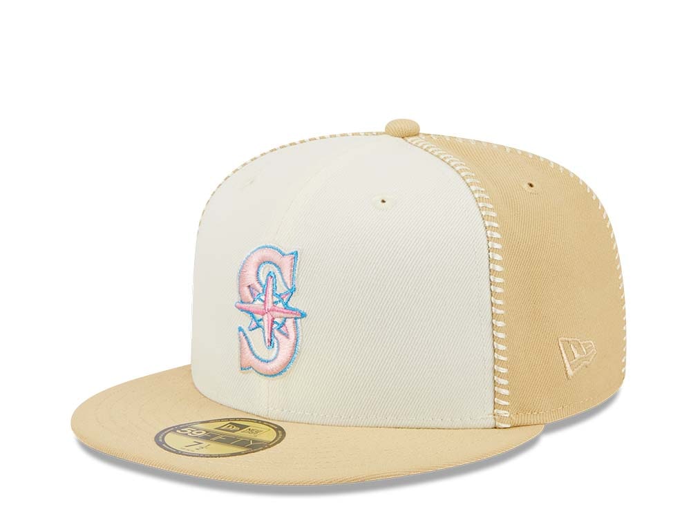 New Era Seattle Mariners Stitch 30th Anniversary Gold Edition 59Fifty Fitted Cap