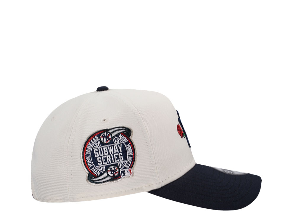 New Era New York Yankees Subway Series 2000 Chrome Two Tone Edition 9Forty A Frame Snapback Cap