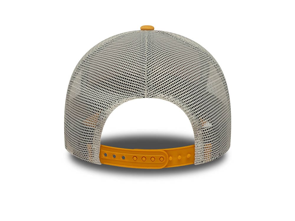 New Era Patch Golden Yellow 9Forty A Frame Trucker Snapback Cap