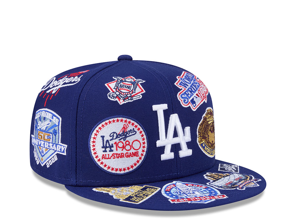 New Era Los Angeles Dodgers All Over Blue Edition 59Fifty Fitted Cap