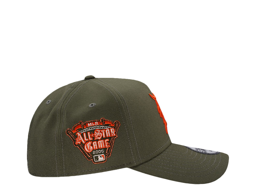 New Era Detroit Tigers All Star Game 2005 Olive Prime Edition 9Forty A Frame Snapback Cap