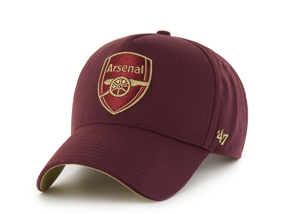 47 Brand Arsenal FC Sure Shot Dark Maroon MVP Snapback Cap