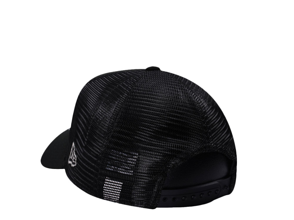 New Era New York Yankees Cupids Black Prime Edition 9Forty A Frame Trucker Snapback Cap