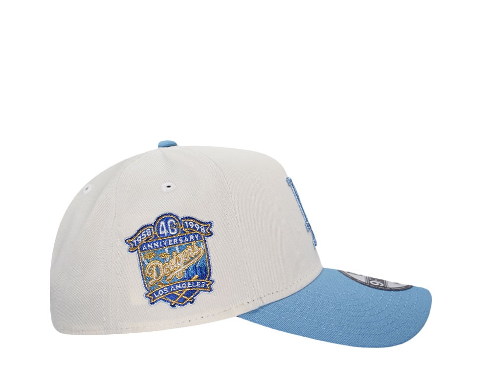 New Era Los Angeles Dodgers 40th Anniversary Chrome Gold Edition 9Forty A Frame Snapback Cap