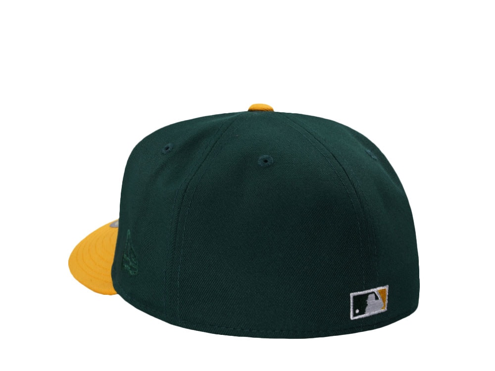 New Era Oakland Athletics World Series 1989 Green Two Tone Edition 59Fifty Pre Curved Fitted Cap