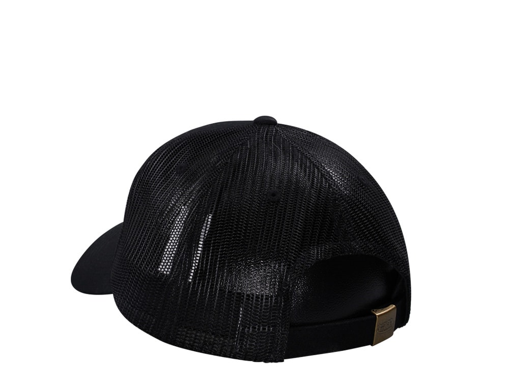 Von Dutch Oval Patch Black Edition Trucker Strapback Cap
