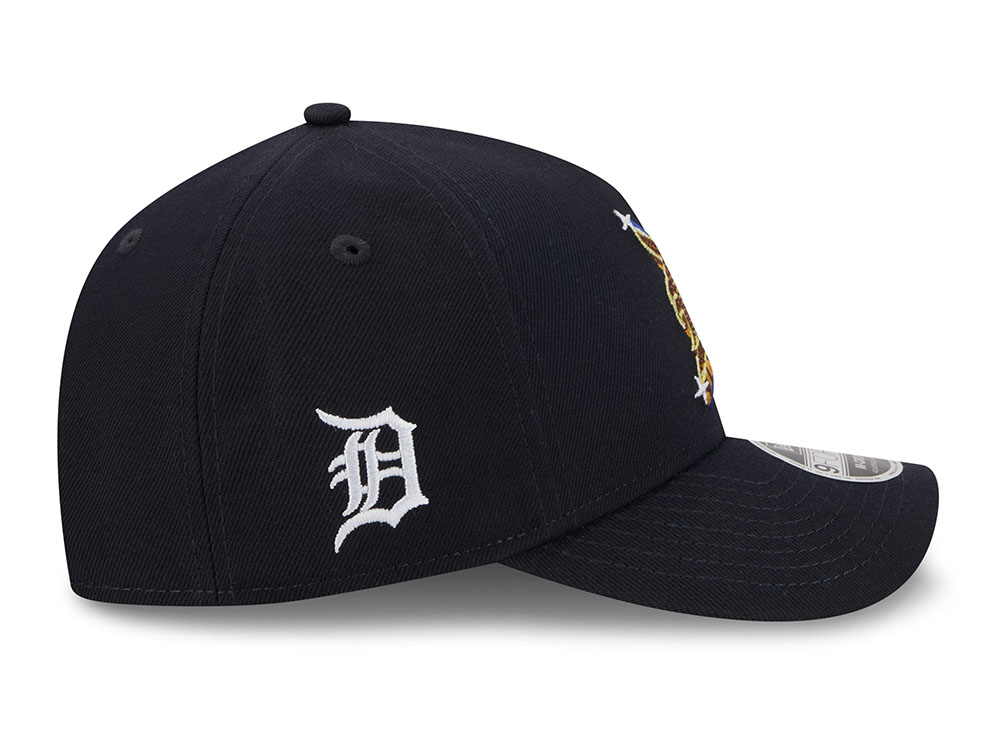 New Era Detroit Tigers Emblem Navy Prime 9Forty A Frame M Crown Snapback Cap